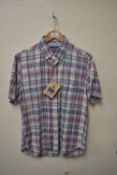 *The New Ivy Brand Blue, Red & Yellow Plaid Shirt Size: S