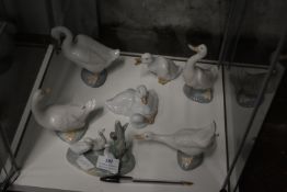 Seven Nao Duck Figures