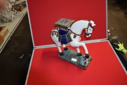 Pottery Horse Plant Stand