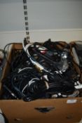 Box of Various Cables