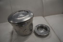 Aluminium Ice Bucket with Stand, and a Champagne Bottle Stand