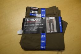 *Kirkland Signature Size: 36x32 Olive Stretch Tech Pants