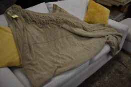 Next Mink Chenille Throw 150x200cm