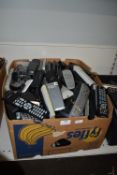 Box of Various Remote Controls