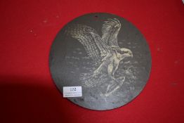 Wall Art of a Falcon (on slate)
