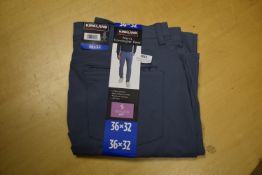 *Kirkland Signature Size: 36x32 Light Blue Trousers