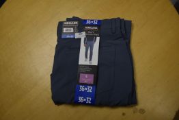 *Kirkland Signature Size: 36x32 Light Blue Trousers