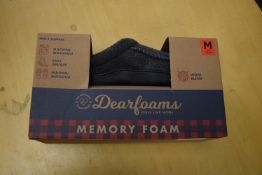 *Dearfoams Size: M Men’s Slippers