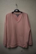 *Marc New York Pink V-Neck Long Sleeve Top Size: L