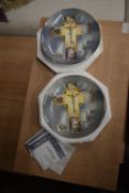 Two Royal Doulton Life of Christ Plate (one with packaging)
