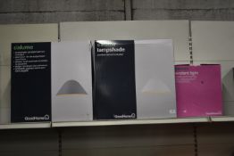 *Two Lampshades and a Pendant Light