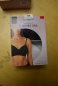 *Carole Hochman Wire Free Comfort Bra Size: M 2pk