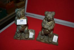 Two Brass Bears