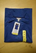 *Weatherproof Vintage Navy Peony V-Neck Short Sleeve Top Size: S