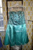 *Emerald Green Dress with Floral Detail (incomplete)