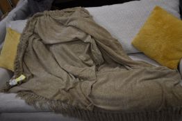 Next Mink Chenille Throw 150x200cm