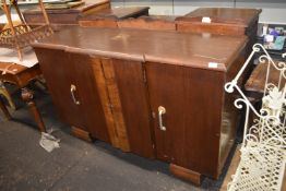 Retro Sideboard with Two side cupboards and 4 Concealed Drawers