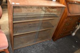 Retro Display Unit with Sliding Glass Doors