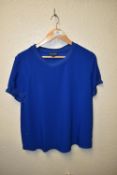 *Hilary Radley Size: M Blue Short Sleeve Top