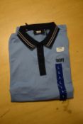 *DKNY Size: L Light Blue Polo Shirt