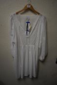 *Elle White Beach Dress Size: L