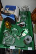 Assorted Glass Ornaments etc.