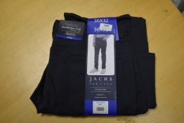 *Jachs Size: 36x32 Navy Trousers