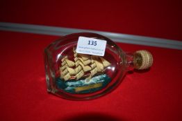 Miniature Ship in a Bottle “Cutty Sark”