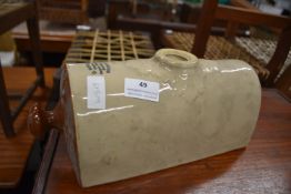 D. Wardilll Earthenware Bed Warmer (no stopper)