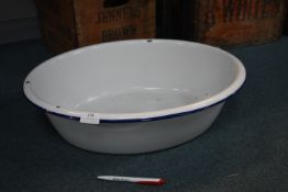 Vintage Enamel Baby Bath