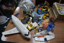 Lego Planes, Vehicles, and Assorted Blocks
