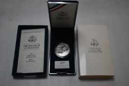 United States Mint 1991 Korean War Memorial Silver Proof Dollar 26.7g 90% Silver