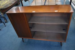 1930's Glazed Bookcase with Sliding Doors