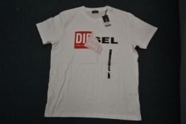 Diesel Diego White T-shirt Size: M
