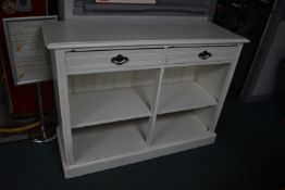White Painted Storage Shelf Unit