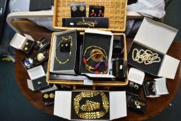 Basket Containing Lady Remington Fashion Jewellery