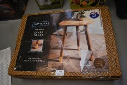 Monterey Oval Tripod Table