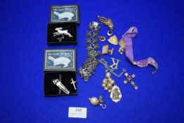 Costume Jewellery Including Moon Bunny, Silver Crucifix, etc.