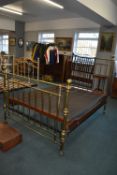 Victorian Brass Double Bed Frame