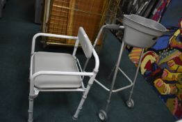 Mobility Walker and a Commode