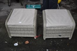 Pair of Patio Seats