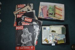 Vintage Ephemera, Magazines, Postcards, Pamphlets, etc.