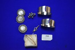 Vintage Buttons, Napkin Rings, etc.