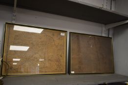 Two Reproduction Maps of Yorkshire