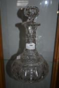 Cut Glass Lead Crystal Decanter