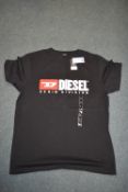 Diesel Denim Division Black T-Shirt Size: XL