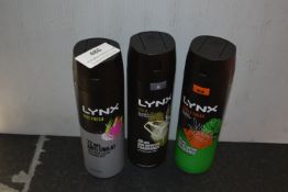 3x Assorted Lynx Sprays