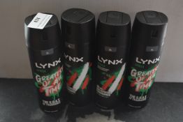 4x Lynx Africa Deodorant Body Sprays