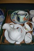 Pottery Jug & Bowls etc.