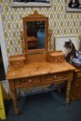 Solid Pine Dressing Table with Mirror